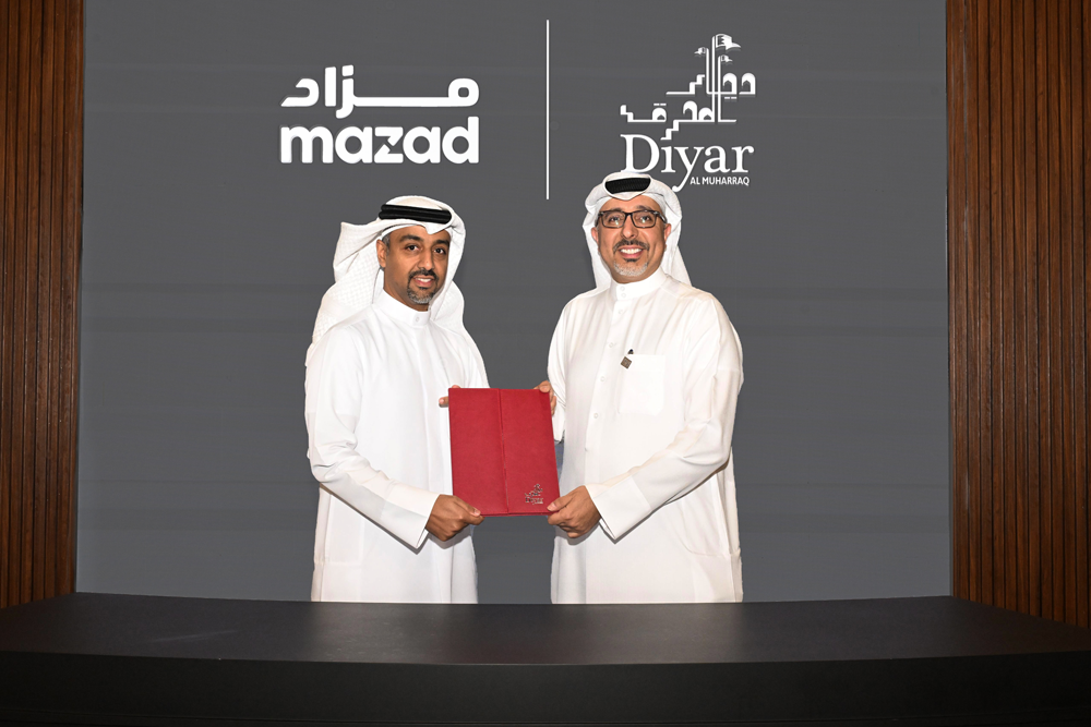 Diyar Al Muharraq Signs Agreement with Mazad